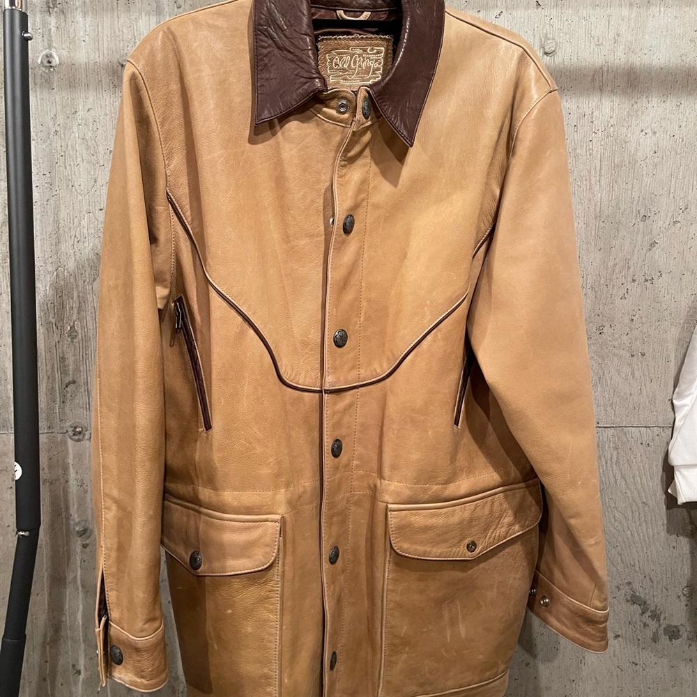 Old Gringo Brown Leather Ranch Coat